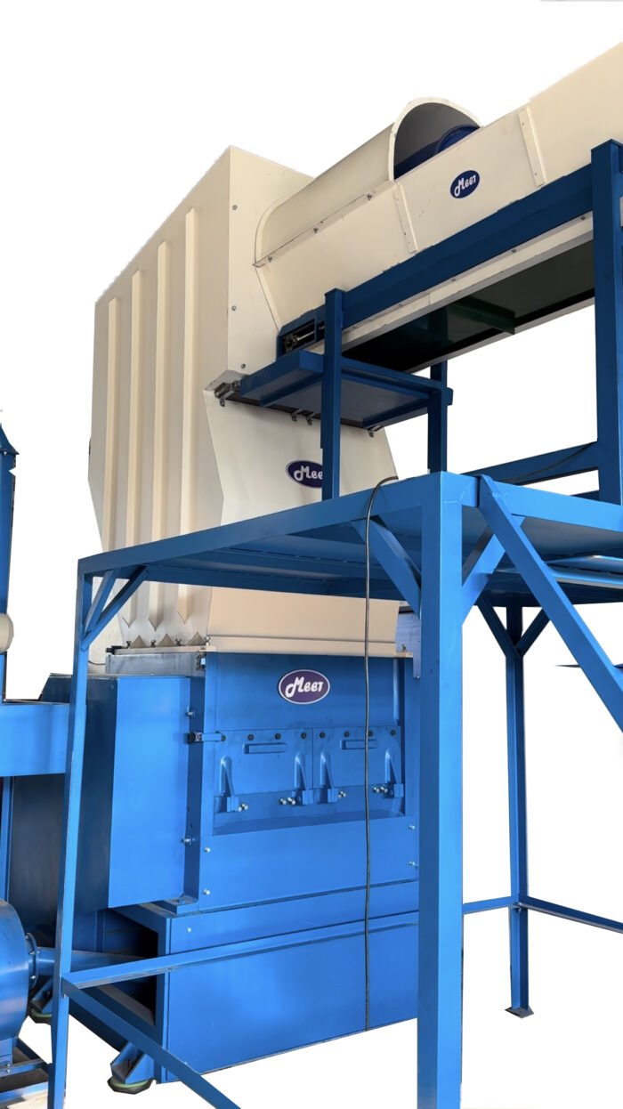 Heavy-duty plastic granulator machine MR-1120 cutting 200L plastic drum